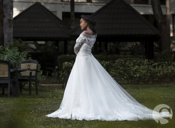 Mariam K's Custom Wedding Dress — Josabi Mariées